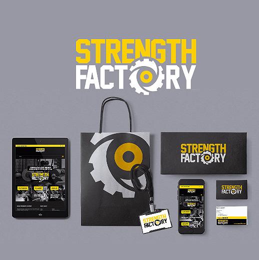 Strength Factory Brand Identity Image