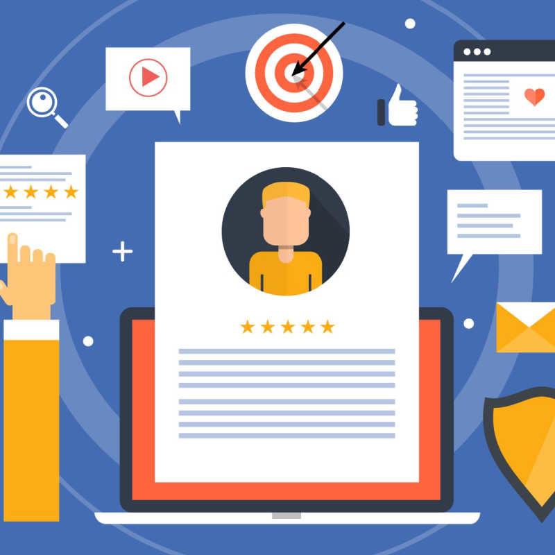 Concept For Social Proof, Influencer Marketing, Word Of Mouth Flat Vector Banner With Icons