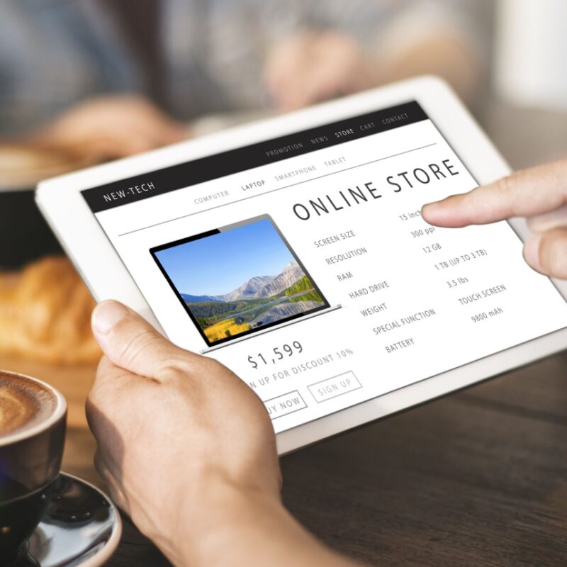 Online Store Shopping Internet Website Concept