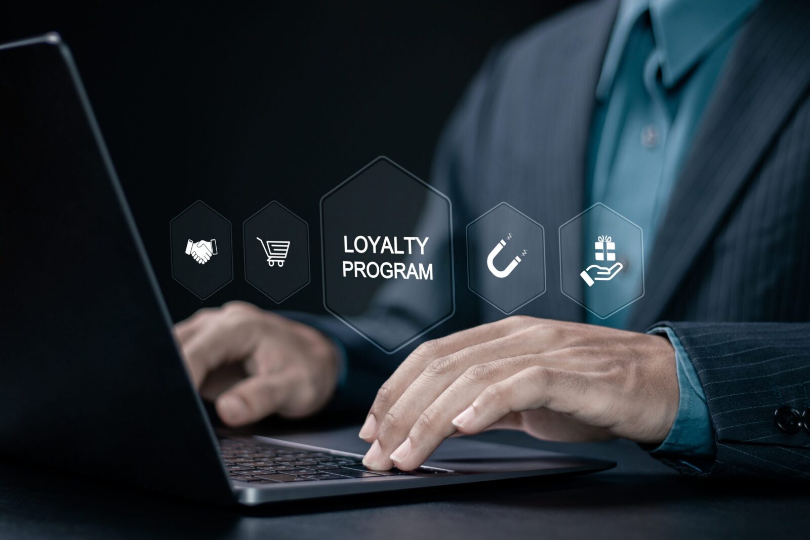 Loyalty,program,concept,for,maintaining,lasting,relationships,between,brands,and